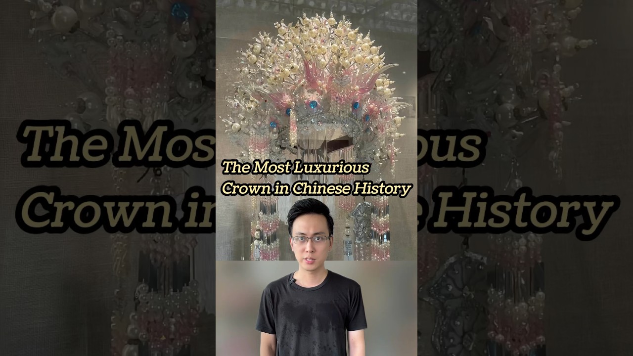 The Most Luxurious Crown in Chinese History #weddingdress #history #crown #birds #kingfisher #china