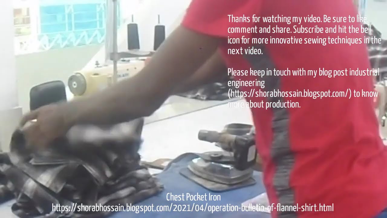 Chest Pocket Iron - Long Sleeve Flannel Shirt  