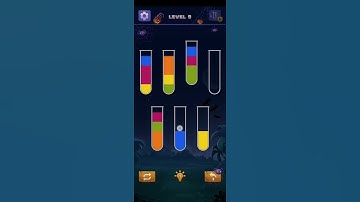 Sort Water Puzzle Level 9 Walkthrough Solution iOS/Android