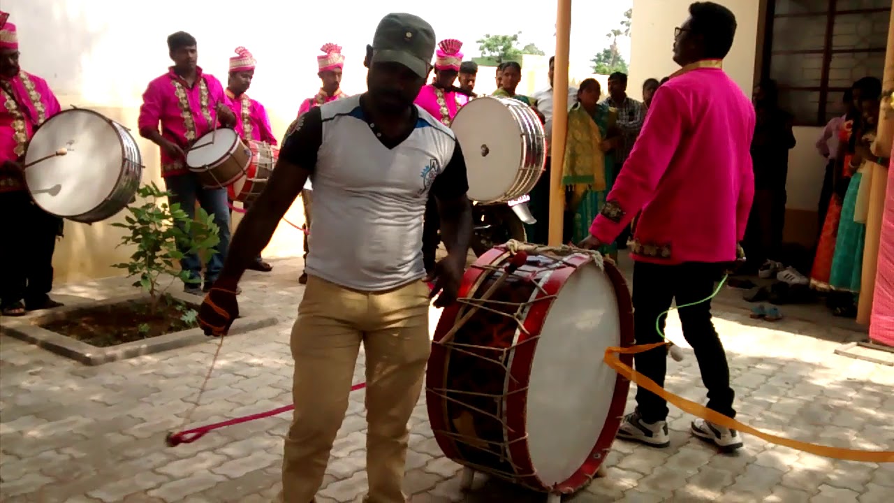 Beautiful wedding band music Ribbon drum dance South Tamilnadu