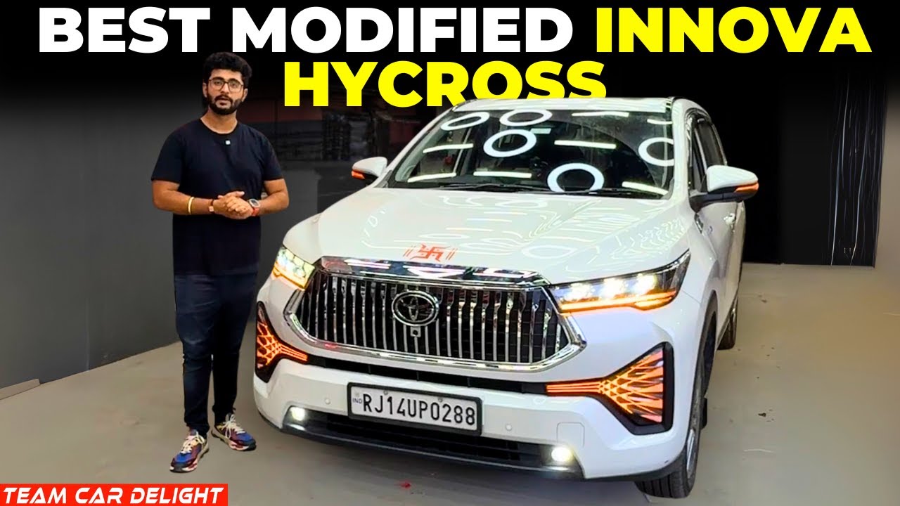Innova Hycross Modified with Most Amazing Accessories | Exterior, Interior Modified