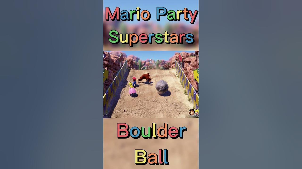 Mario Party Superstars - Boulder Ball - Rosalina vs Donkey Kong, Peach &  Mario 