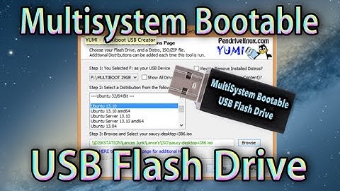 How to Create Bootable USB Flash Drive (MultiSystem Pendrive Linux) YUMI Multiboot