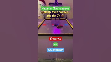 Spartan vs Tombstone 🟤With This Sheild . Or On It🟤  #hexbugbattlebots #hexbugvideos #battlebots