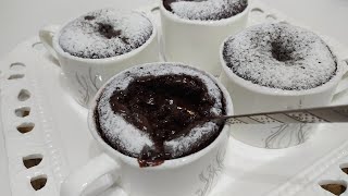 8 Dkda Kolay Sufle Tari̇fi̇, Firin Yok, Tencerede Bardakta Kolay Çi̇kolatali Sufle Tari̇fi̇