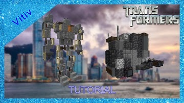 Transformers Galvatron in Minecraft - 1:1 Scale - Tutorial