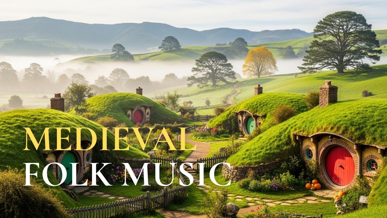 Serene Medieval Folk Music for Calm Focus 🌅 | Morning in a Quiet Hamlet