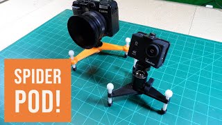 Design Talk - 3D  Printable Spider Pod for Shooting B Roll !
