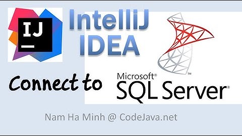 How to Connect to Microsoft SQL Server in IntelliJ IDEA