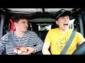 HE DESTROYS MY NEW CAR!! (CAR RIDES with BOBBY AND KIAN)