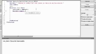 Tabla de multiplicar con el Bucle WHILE