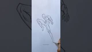 Dynamic Pose | stickman to dynamic pose #art #drawing #sketch #anime