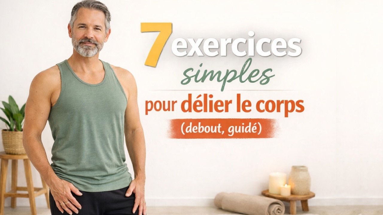 7 exercices simples pour délier le corps (debout, guidé) !