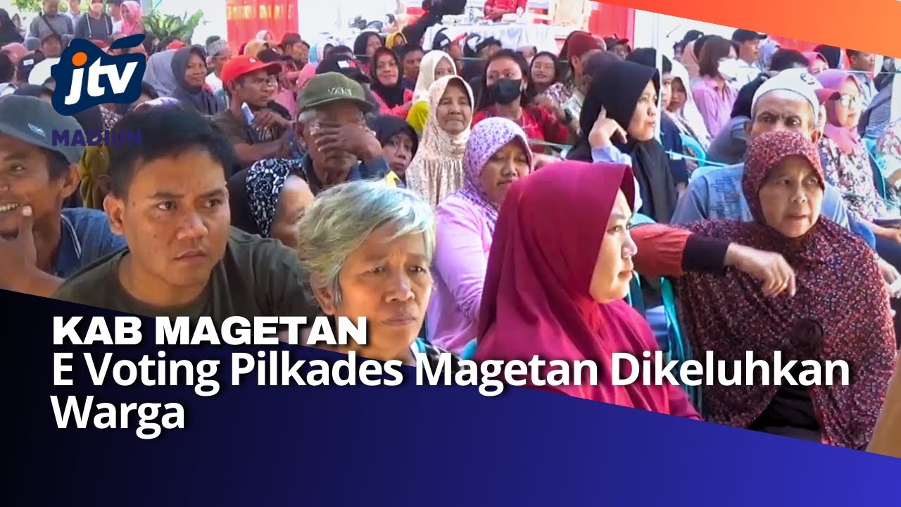 Kab Magetan - E Voting Pilkades Magetan Dikeluhkan Warga