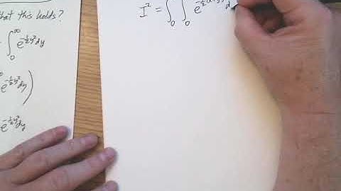 The Standard Normal Distribution & Polar Integration in the plane