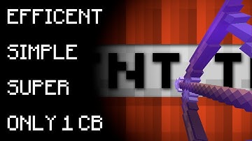 Minecraft - THE BEST TNT BOW! Simple & Efficent (1.11 One Command) | Kharu