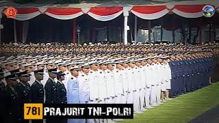 Upacara Prasetya Perwira Remaja (PRASPA) TNI-Polri Tahun 2019