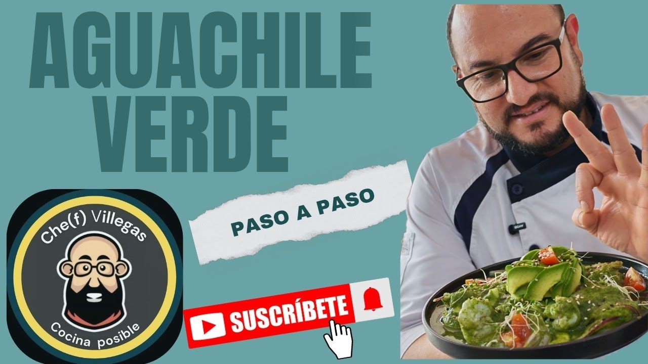 Mi receta de aguachile verde de camarón, la mejor del mundo mundial
