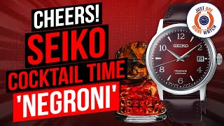 The Best Cocktail Time So Far! Seiko SRPE41J 'Negroni' - YouTube