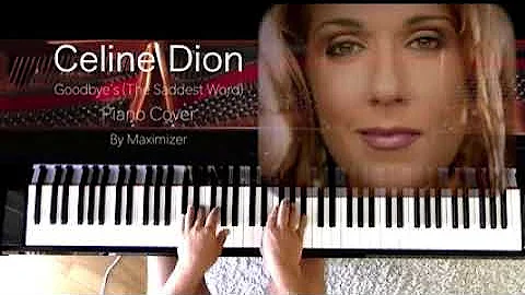 how to play goodbye (saddest word) by celine dion piano tutorial