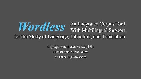 Official Tutorial Videos for Wordless 3.2.0 - 8. Dependency Parser