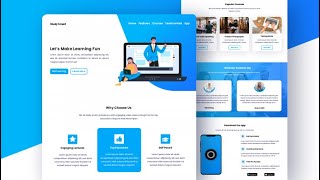 Responsive Website With HTML, CSS & Javascript | 100% Free Source code