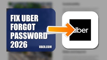 How To Fix Uber Forgot Password 2026