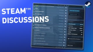 Steam Tutorials | How to start a discussion