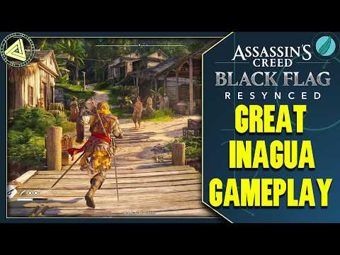 9 Minutes of Assassin's Creed Black Flag Resynced Gameplay in Great Inagua (Exploration, Store)