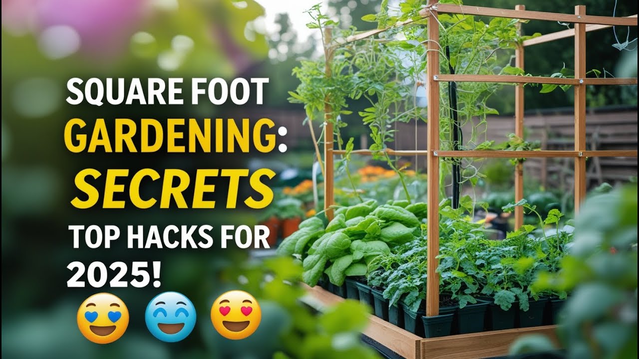 Unlock Square Foot Gardening Secrets: Top Hidden Hacks & Tips for 2025! 