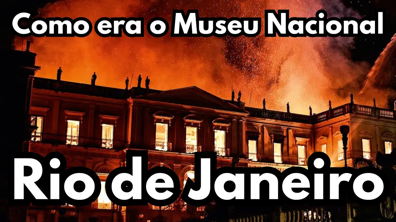 Como era o Museu Nacional antes do Incêndio - Tour completo no Museu