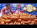 OFFICIAL 4TH JULY HOT DOG CONTEST - THE BIGGEST EATING CONTEST IN THE WORLD - MAX vs JOEY CHESTNUT