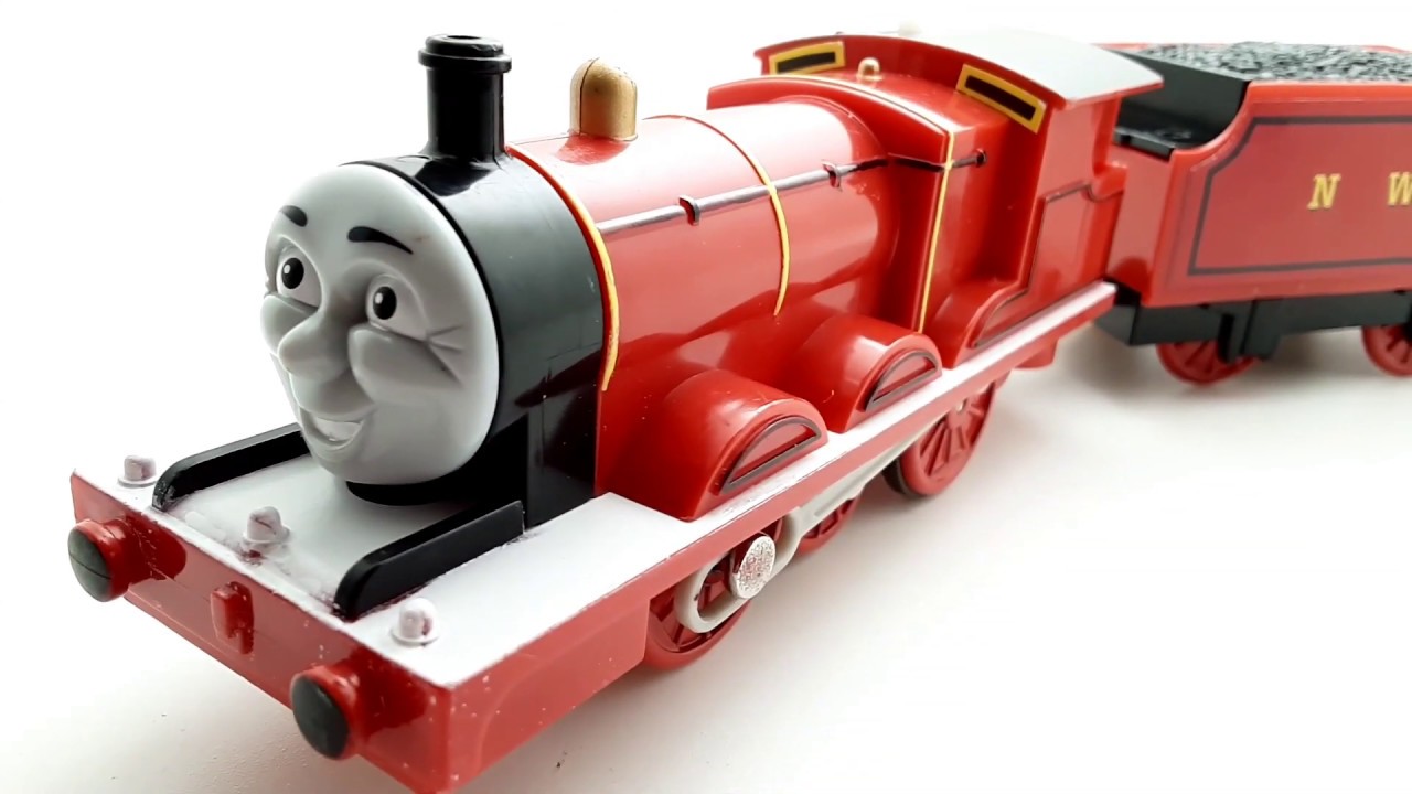 Custom James as Eagle/Winston the red engine Trackmaster Thomas and