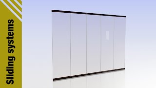 Sliding Window System 1 | Realistic 3D Animation