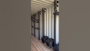 This Shipping Container Transforms into a Fully Equipped Gym