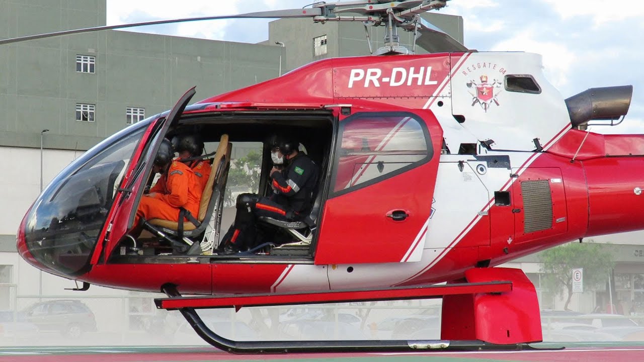 Plane Spotting Video Airbus H130 Helicopter Take Off YouTube