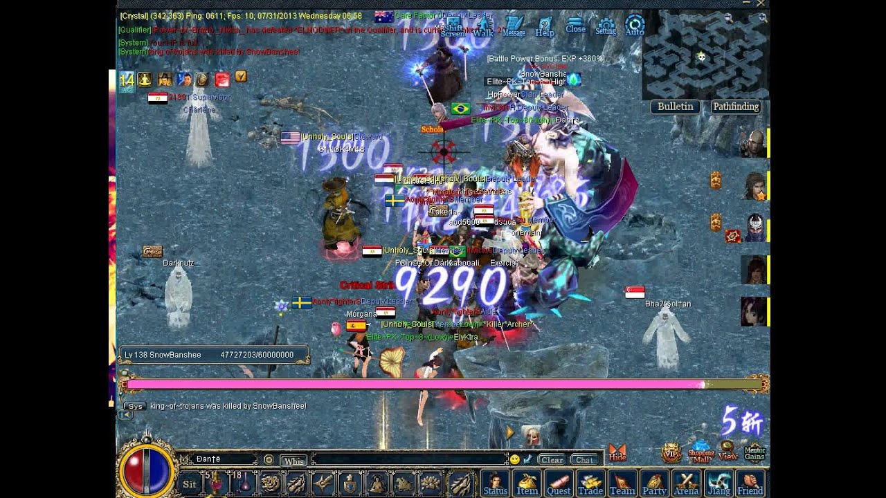 Conquer online Crystal/Dream crazy Banshee lol