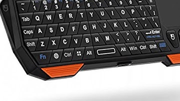 Fosmon Mini Bluetooth Keyboard Wireless Portable Lightweight with built in Touchpad