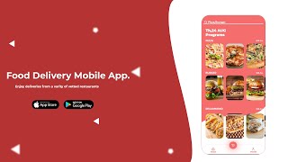 Food App Design in Adobe Xd (Wireframe/Mockup).