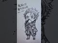 【鬼滅の刃】時透無一郎に水をかけたら色気が大爆発!炭治郎とモブの視点で変わるギャップ萌え 💦🌫️✨ #イラスト #鬼滅の刃