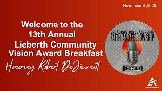 Leadership Akron's 2025 Lieberth Community Vision Award Breakfast, honoring Robert DeJournett