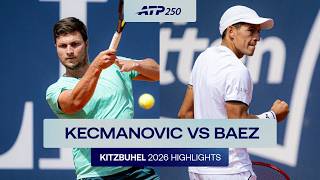 Sebastian Baez vs. Miomir Kecmanovic Highlights | Kitzbuhel 2026 Round 1