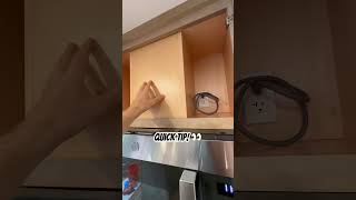 Quick Tip! Cabinet Install Microwave Hood Vent #kitchenremodel #kitchenupgrade #kitchencabinets Profile