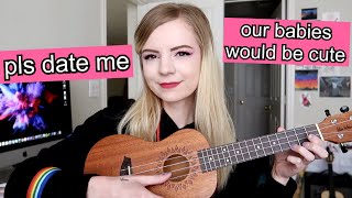 psycho girl writes a song for her crush chords