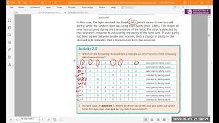2210 Computer Science Revision Chapter 2 |Data Packet |Parity Check |Echo Check | Checksum