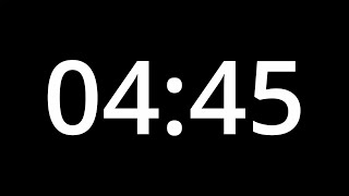 Famous 4 MINUTE 45 SECOND TIMER - No Sound - Full HD 1080p - COUNTDOWN - 285 SECOND Wealth