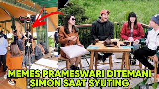 Syuting Bareng Nopek Novian, Memes Prameswari Ditemani Simon