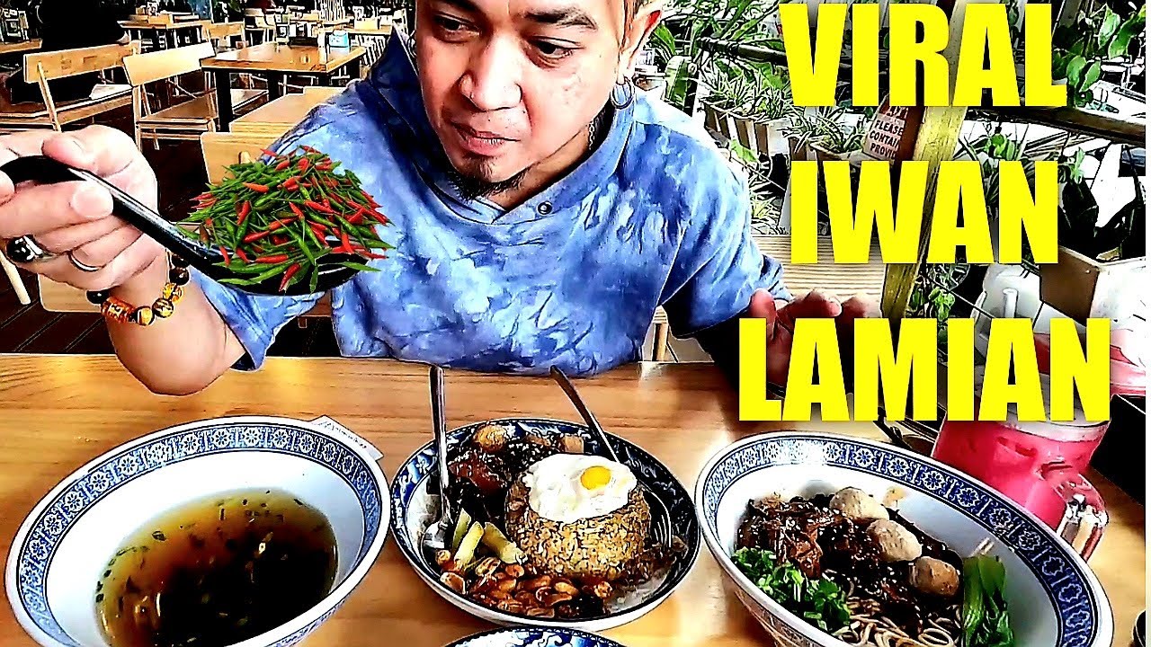 VIRAL KOREAN FOOD IWAN LAMIAN KUCHING/Food Hunting YouTube