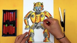 Рисунки роботов карандашом для срисовки (26 фото)