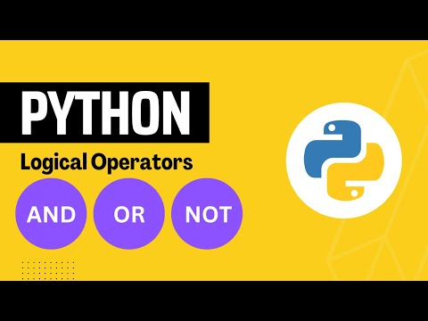 Logical Operators in Python  | AND, OR, NOT Operators in Python with Examples
